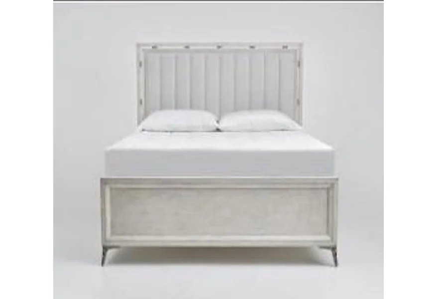 Pacific King Upholstered Panel Bed by Esprit Decor Home Collection at Esprit Decor Home Furnishings